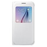 Galaxy S6 ile Uyumlu S View Cover (Deri Görünümlü) EF-CG920P