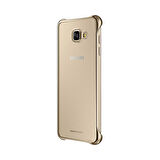 Galaxy A5 (2016) A510F ile Uyumlu Clear Back Cover Kılıf Altın EF-QA510CFEGWW