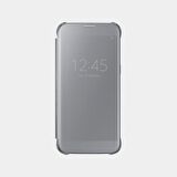 Galaxy S7 ile Uyumlu Clear View Cover Kılıf Gümüş EF-ZG930CSEGWW