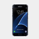 Galaxy S7 ile Uyumlu Clear Back Cover Kılıf Siyah EF-QG930CBEGWW
