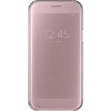 Galaxy A5(2017) ile Uyumlu Clear View Cover Kılıf Pembe EF-ZA520CPEGWW