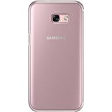 Galaxy A5(2017) ile Uyumlu Clear View Cover Kılıf Pembe EF-ZA520CPEGWW