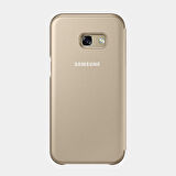 Galaxy A3(2017) ile Uyumlu Neon Flip Cover Gold EF-FA320PFEGWW
