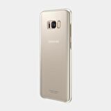 Galaxy S8+ ile Uyumlu Şeffaf Koruyucu Kılıf Altın EF-QG955CFEGWW