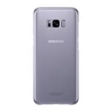 Galaxy S8+ ile Uyumlu Şeffaf Koruyucu Kılıf Mor EF-QG955CVEGWW