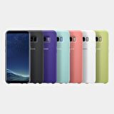 Galaxy S8 Plus ile Uyumlu Silikon Kılıf Beyaz EF-PG955TWEGWW
