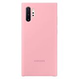 Galaxy Note 10 Plus ile Uyumlu Kılıf Silicone Cover Pembe EF-PN975TPEGWW