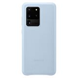 Galaxy S20 Ultra ile Uyumlu Kılıf Leather Cover Mavi ‎EF-VG988LLEGWW