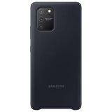 Galaxy S10 Lite ile Uyumlu Silikon Kılıf Siyah EF-PG770TBEGWW