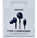 Samsung Type-C Stereo Kablolu Kulaklık Siyah EO-IC100BBEGWW (Samsung Türkiye Garantilidir)