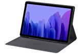 Galaxy Tab A7 ile Uyumlu Kapaklı Kılıfı Gri EF-BT500PJEGWW