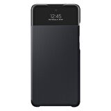 Galaxy A72 ile Uyumlu S View Cüzdan Kılıf Siyah EF-EA725PBEGWW