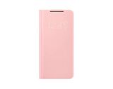 Galaxy S21 / S21 5G ile Uyumlu LED View Kılıf Açık Pembe EF-NG991PPEGTR