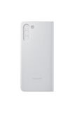 Galaxy S21 Plus ile Uyumlu Smart Clear View Kılıf-Açık Gri EF-ZG996CJEGTR