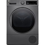 Lg RH80T2SP7RM Isı Pompalı Kurutucu, 8kg Kapasiteli, A++, Koyu Gümüş Renk