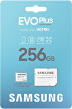 Samsung Evo Plus MB-MC256KA Class 10 UHS-I U3 A2 V30 256 GB Micro SD Kart Outlet