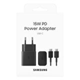 Samsung EP-T1510X Type-C 15 Watt Hızlı Şarj Aleti Siyah
