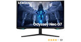 Samsung Odyssey Neo G7 LS32BG750NUXUF 32" 1 MS 165 Hz 4K UHD Curved VA Quantum Mini LED Monitör OUTLET