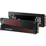 Samsung 990 Pro 1tb 7450/6900 Mb/s Soğutuculu, Akıllı Isı Kontrolü, Güç Tasarruflu, Termal Kontrol, Pcıe Gen 4.0 Nvme M.2 SSD (MZ-V9P1T0GW)