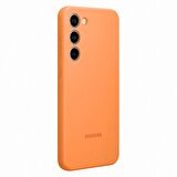 Samsung Galaxy S23 Plus Silikon Kılıf - Turuncu