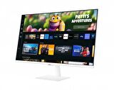 SAMSUNG ODYSSEY M5 LS27CM501EUXUF 27" 4Ms 60Hz FHD HDR10 BEYAZ SMART MONİTÖR
