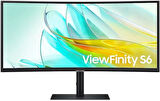 Samsung ViewFinity LS34C652UAUXUF 34" 5 ms WQHD Curved 100 Hz Oyuncu Monitörü - Outlet