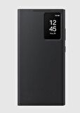 Samsung Galaxy S24 Ultra Akıllı Ekranlı Cüzdanlı Kılıf - Siyah ( Samsung Türkiye Garantili )