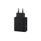 Samsung EP-T5020X 50W Type-C Çift Çıkışlı Kablolu Hızlı Şarj Adaptörü Siyah Samsung Türkiye Garantili 