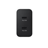 Samsung EP-T5020X 50W Type-C Çift Çıkışlı Kablolu Hızlı Şarj Adaptörü Siyah Samsung Türkiye Garantili 