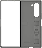 Samsung Galaxy Z Fold 6 Standlı Silikon Kılıf - Gri ü- Teşhir