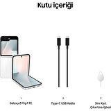 Samsung Galaxy Z Flip7 Fe 128 GB 8 GB Ram (Samsung Türkiye Garantili) Beyaz