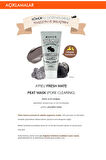Gözenek Temizleyici Kil ve Kömür Maskesi 50ml APIEU Fresh Mate Peat Mask (Pore Clearing)
