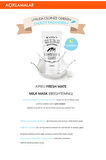 Aydınlatıcı Uyku Maskesi 50ml APIEU Fresh Mate Milk mask (Brightening)