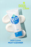 Hassas Ciltler İçin Cilt & Makyaj Temizleme Sütü A'PIEU Deep Clean Cleansing Milk 130ml
