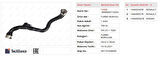 MEGANE 4 KADJAR TALİSMAN QAHQAİ II 1.5 DCİ TURBO BORUSU 1446000Q1B 144608957R