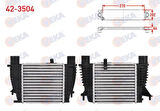CLİO 3 - III 1.5 DCI TURBO RADYATÖRÜ (İNTERCOOLER) (BR0/1,CR0/1) 2005-2012 ARASI 8200170504