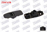 PEUGEOT 208 I SOL ÖN CAM AÇMA DÜĞMESİ 2012-2017 ARASI 8 PİN 96664313ZD 96749245ZD