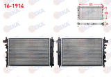 FORD ESCORT 1.6 CLX ENJ. SU RADYATÖRÜ MEKANİK M-T 1995-2000 ARASI 6912234 1664048