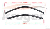 BMW X3 F25 / BMW X4 F26 / VOLVO S40 II / V50 ÖN SİLECEK TAKIMI 3397118953 MS6550B