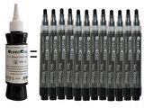 Green Class Tahta Kalemi Mürekkebi 100 mm-Siyah