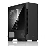 Zalman S3 TG Tek Fanlı Siyah ATX Bilgisayar Kasası