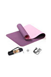 Pilates & Yoga Minderi, Çift Renkli Mat Pembe