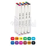 Touch Twin Brush Marker Kalem 12li Set Ana Renkler