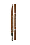 Doğal Görünüm Sunan Asansörlü Kaş Kalemi Peripera Speedy Eyebrow Auto Pencil (03 Brown)