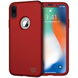 Buff iPhone X 4D Kılıf Red