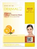 DERMAL Aydınlatıcı, Sıkılaştırıcı, Arındırıcı Vitamin Özlü Kolajen Maske X10 Adet