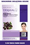 Dermal Acai Çileği Özlü Kollajen Yüz Maskesi 23Gr