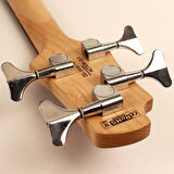 AB4PJOPB 4 Telli Pasif Bas Gitar Mat Siyah