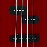 AB4PLUSTR Action Bass V Plus Kırmızı 4 Telli Bas Gitar