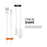 Spigen Essential Apple Lightning Şarj ve Data Kablo (1 Metre) MFI Lisanslı Made For Apple C10LS
